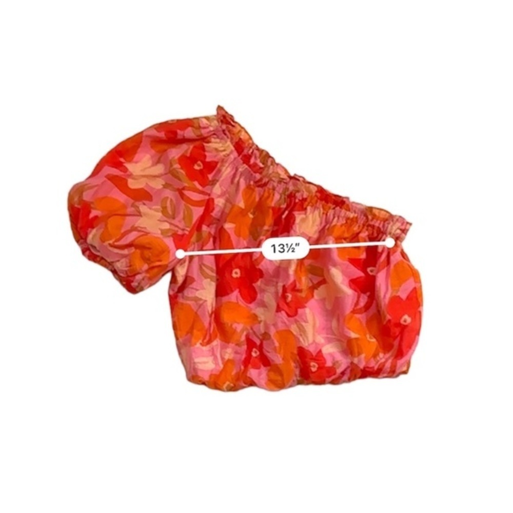 ASTR FLORAL COLD SHOULDER FLORAL TOP - Picture 4 of 7